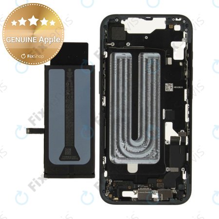 Stredný Rám s Batériou pre iPhone 16e | Black | ZD076-00697 | Genuine Apple