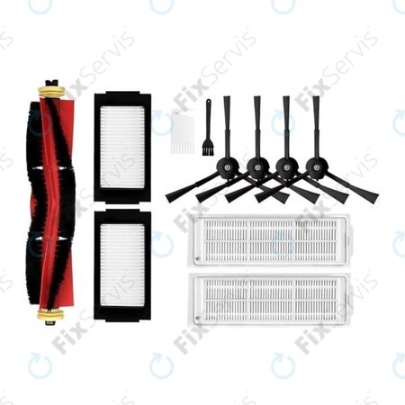 Xiaomi Mi Robot Vacuum Mop Pro (P), Viomi V2, V2 Pro, V3, SE - Štandardný Set (Čierny)