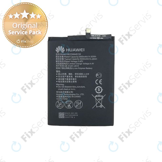 Huawei Honor 8 Pro - Batéria 4000 mAh HB376994ECW - 24022249, 24022516