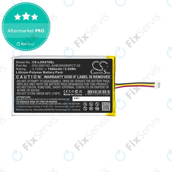 Batéria pre Logitech G913, G913 TKL, G915, G915TKL, 1500mAh, Li-Pol, 3.7V, 533-000152, HQ