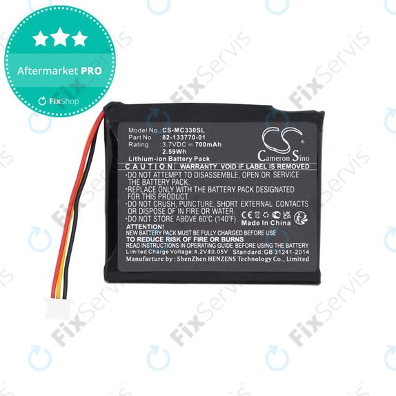 Batéria pre Motorola CS3070, CS3300, Zebra CS3070, 700mAh, Li-Ion, 3.7V, 82-133770-01, HQ