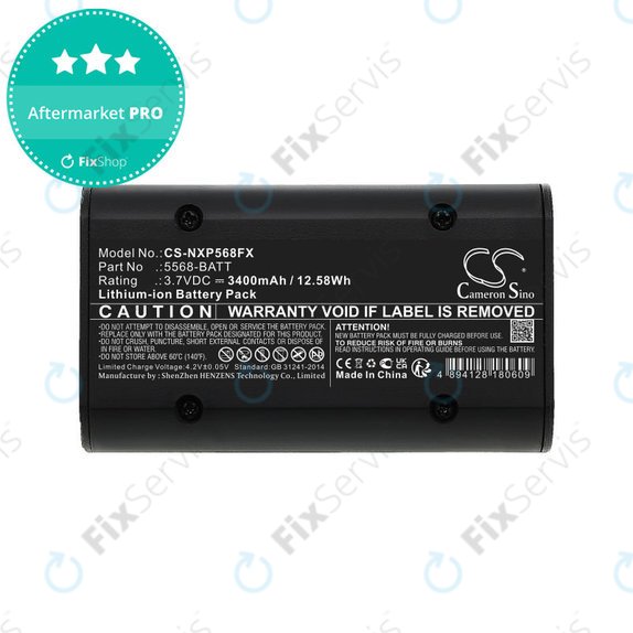 Batéria pre Nightstick 5566, 5568, 3400mAh, Li-Ion, 3.7V, 5568-BATT, HQ