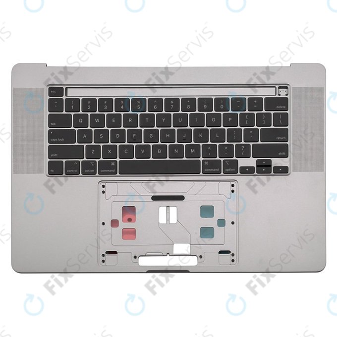 Apple MacBook Pro 16" A2141 (2019) - Horný Rám Klávesnice + Klávesnica UK (Space Gray)