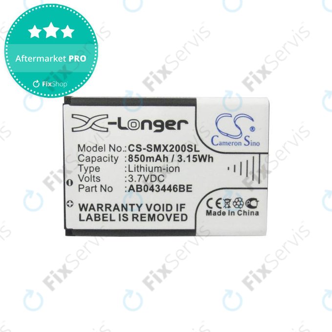 Samsung A, B, C, D, E, F, I, M, P, S, X-series - Batéria AB043446LE, AB043446BE, AB043446BC, AB463446BC, AB043446LN, AB043446LA 850mAh HQ