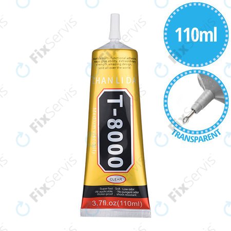 Adhesive Lepidlo T-8000 - 110ml (Transparentná)