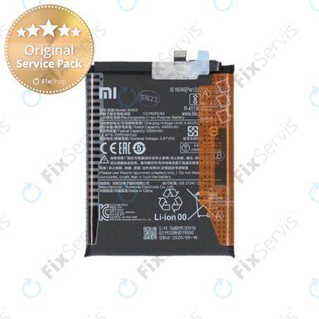 Xiaomi Mi 10T 5G, 10T Pro 5G - Batéria BM53 5000mAh - 46020000355Z Genuine Service Pack