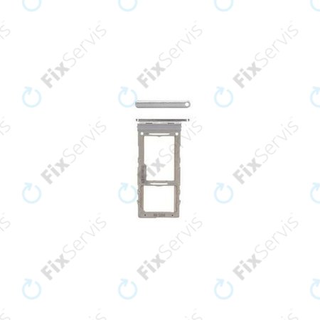 Samsung Galaxy Note 10 Plus N975F - SIM Slot (Aura White) - GH98-44514B Genuine Service Pack