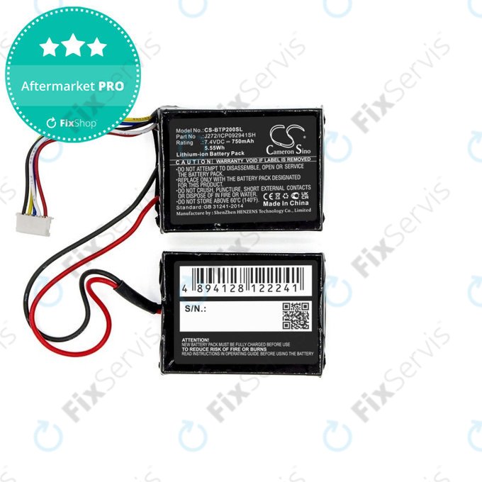 Batéria pre Beats Pill 2.0, 750mAh, Li-Ion, 7.4V, J272/ICP092941SH, HQ