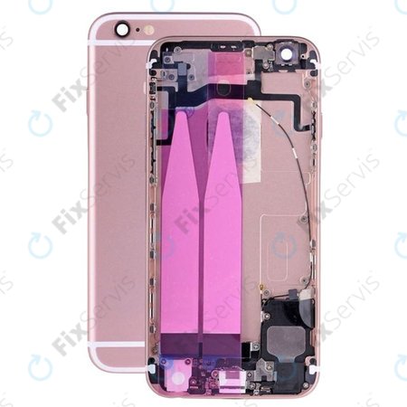 Apple iPhone 6S - Zadný Housing s Malými Dielmi (Rose Gold)