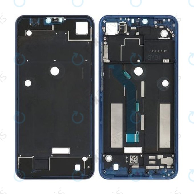 Xiaomi Mi 8 Lite - Predný Rám (Aurora Blue)