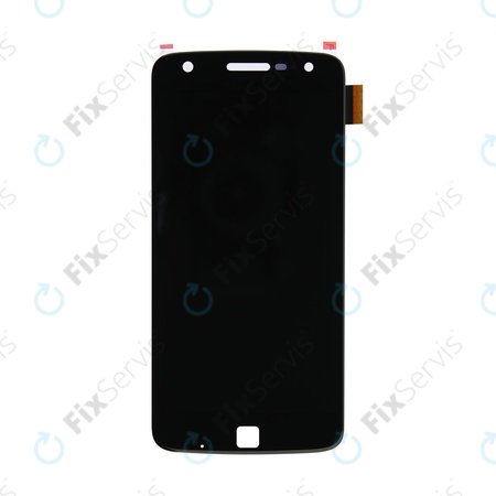 Motorola Moto Z Play XT1635-02 - LCD Displej + Dotykové Sklo (Black) - 01019104003W Genuine Service Pack