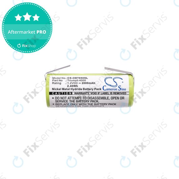 Batéria pre Oral-B Triumph 4000, 2000mAh, Ni-MH, 1.2V, 3761, HQ