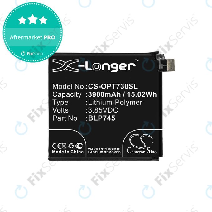 OnePlus 7T Pro - Batéria BLP745 3900mAh HQ