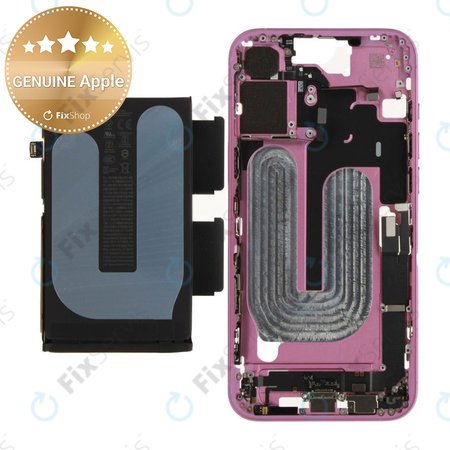 Stredný Rám s Batériou pre iPhone 16 Plus | Pink | ZD076-00686 | Genuine Apple