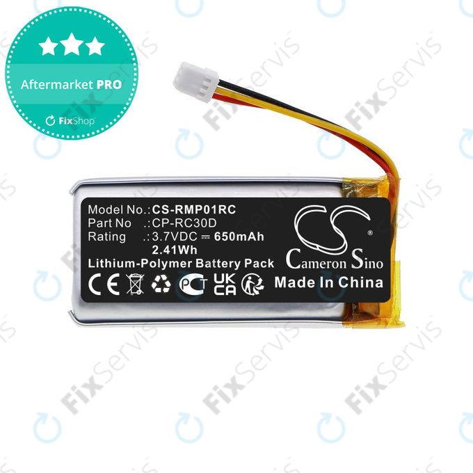 Batéria pre Razer Naga Pro, Basilisk Ultimate, 650mAh, Li-Pol, 3.7V, CP-RC30D, HQ