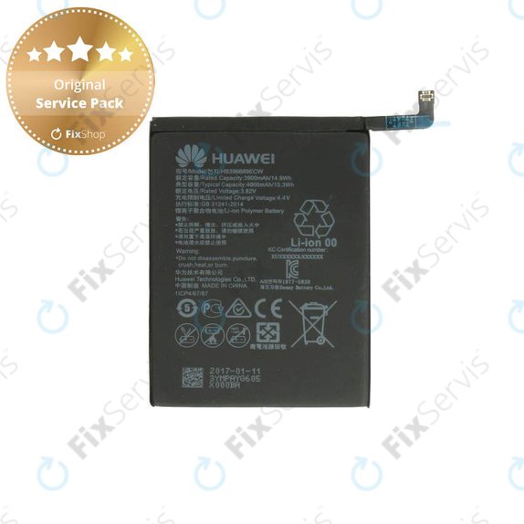 Huawei P40 Lite E - Batéria HB396689ECW 4000mAh - 24023024 Genuine Service Pack