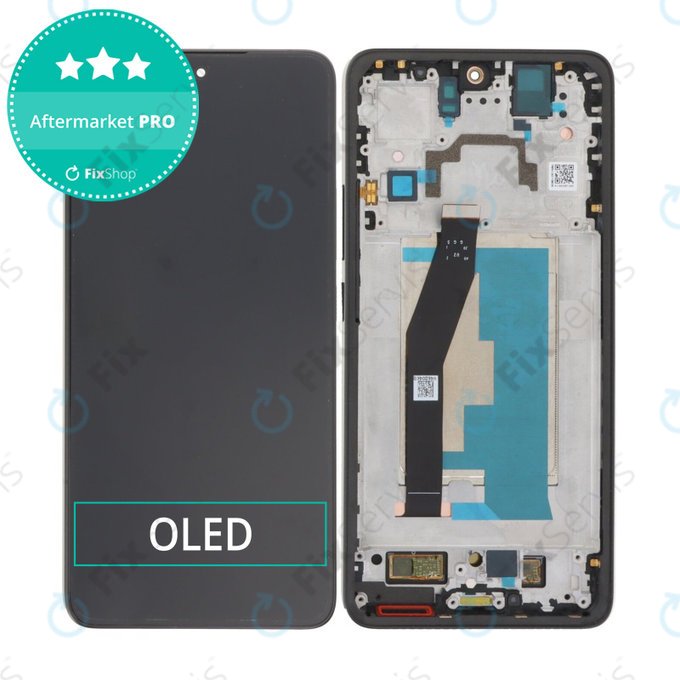 Xiaomi 14T 2406APNFAG - LCD Displej + Dotykové Sklo + Rám (Titan Black) OLED