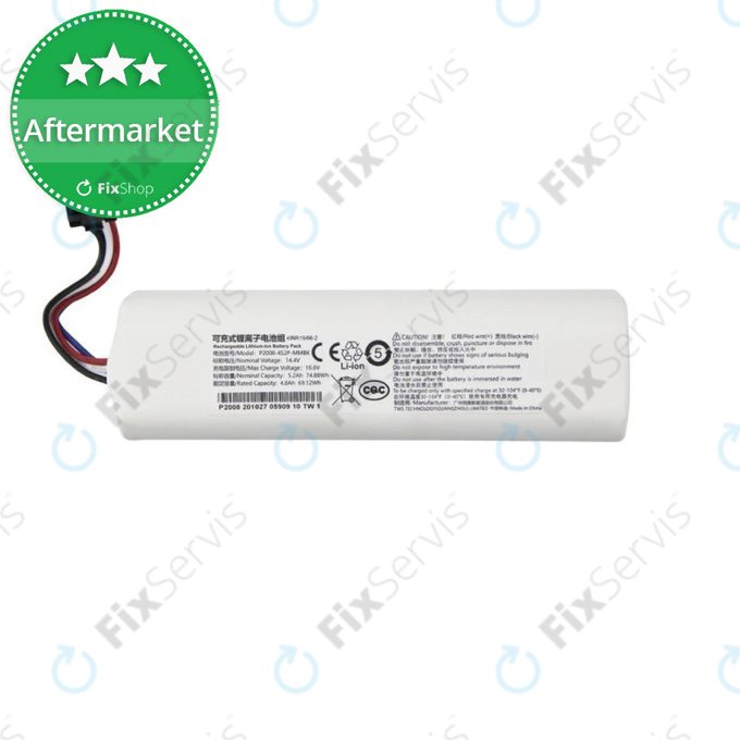 Xiaomi Roborock S5 (Mijia 1S), S5 Max, S6, S6 MaxV, S6 Pure, S7, S7 MaxV, S7 MaxV+, S7 MaxV Ultra, Q7 Max, Q7 Max+, T4, T6 - Batéria P2008-4S2P-MMBK Li-Ion 5200mAh