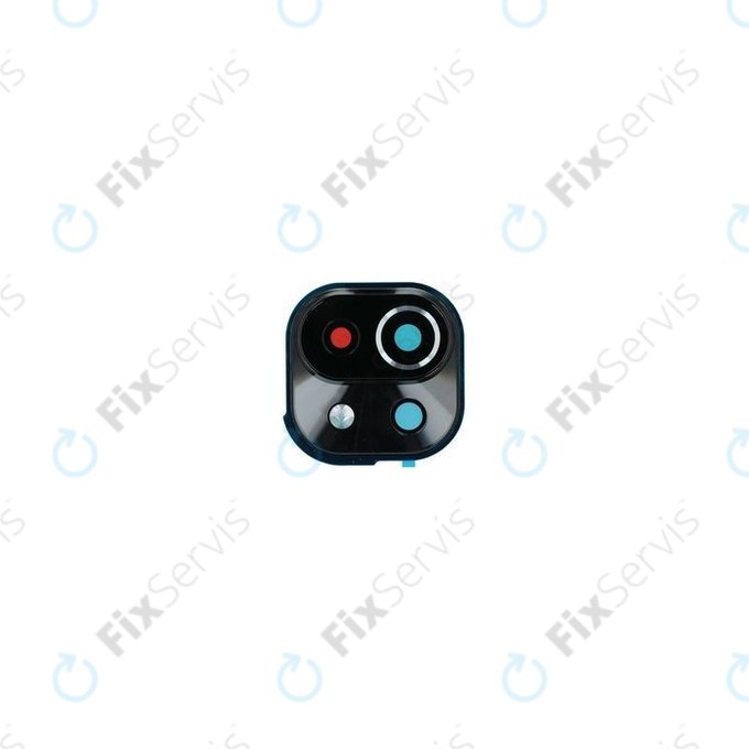 Xiaomi 11 Lite 5G NE 2109119DG 2107119DC - Sklíčko Zadnej Kamery + Rám (Truffle Black) - 5600060K9A00 Genuine Service Pack