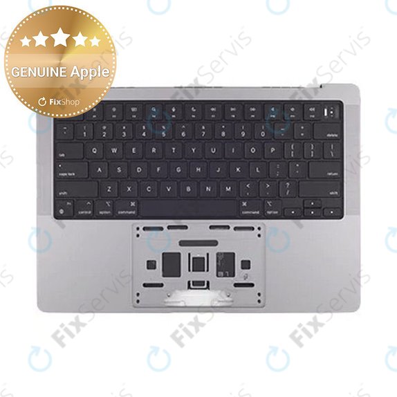 Horný rám klávesnice pre MacBook Pro 14", A2442 (Late 2021), A2779 (Early 2023), s klávesnicou US a batériou, Space Gray, 661-21972, Genuine Apple