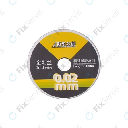 Gold Wire - Drôt na Separovanie LCD Displejov (0.02mm x 100M)