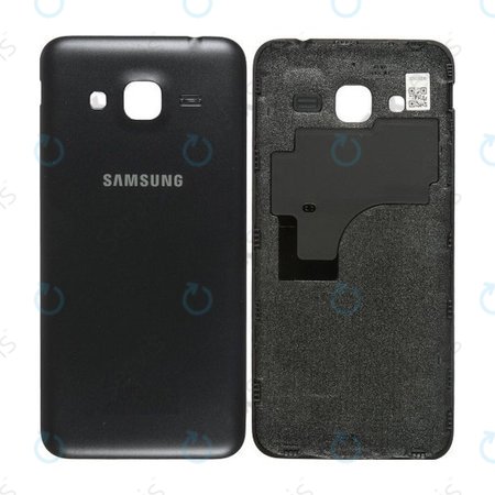 Samsung Galaxy J3 J320F (2016) - Batériový Kryt (Black) - GH98-38690C Genuine Service Pack