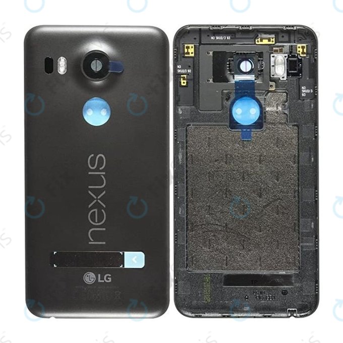 LG Nexus 5X H791 - Batériový Kryt (Čierna) - ACQ88434812 Originál
