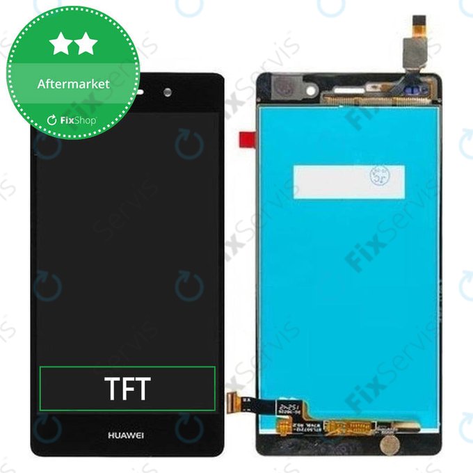 Huawei P8 Lite - LCD Displej + Dotykové Sklo (Black) TFT