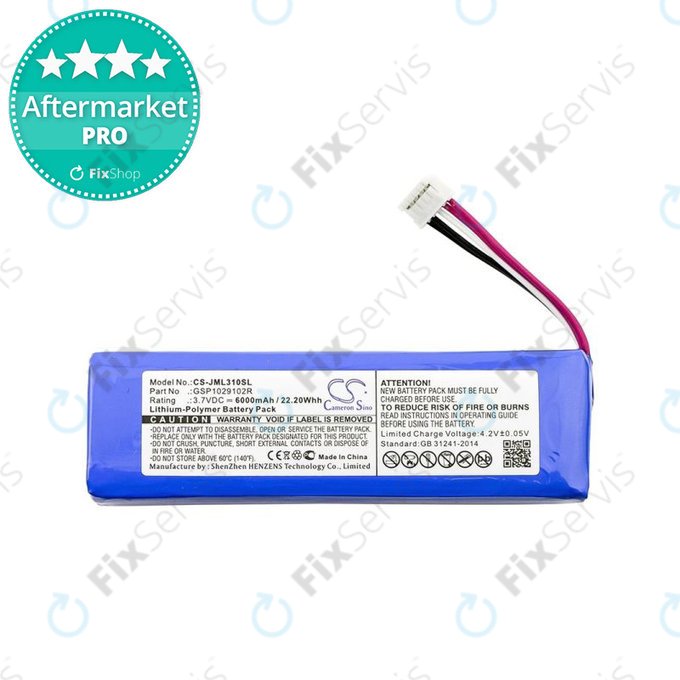 JBL Charge 2, Charge 2+, Charge 3 (2015) - Batéria Li-Pol 6000mAh HQ