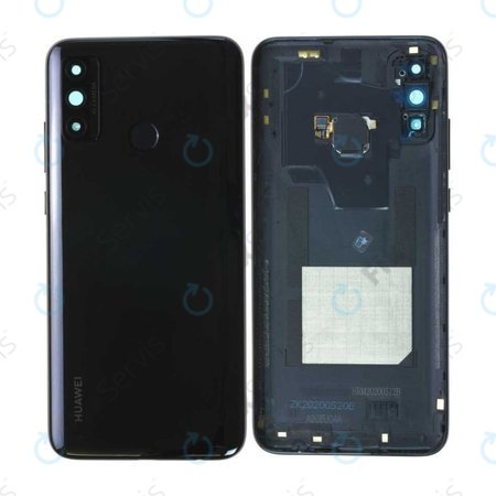 Huawei P Smart (2020) - Batériový Kryt (Midnight Black) - 02353RJV Genuine Service Pack