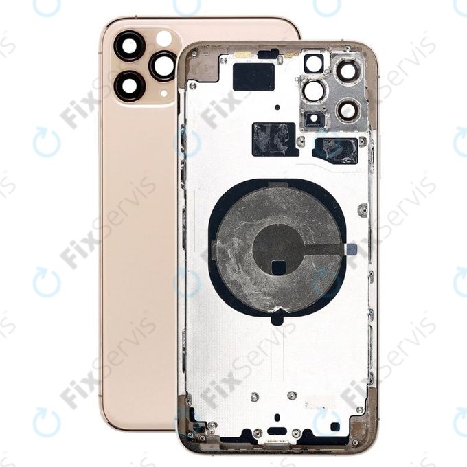 Apple iPhone 11 Pro Max - Zadný Housing (Gold)