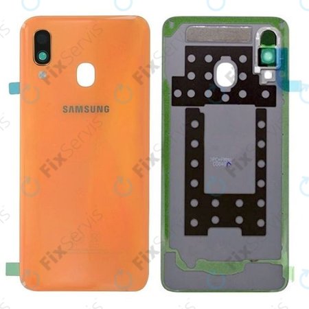 Samsung Galaxy A40 A405F - Batériový Kryt (Coral) - GH82-19406D Genuine Service Pack