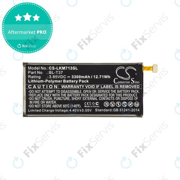 Batéria pre LG L713dl, LG LG-Q710al, LG Lm-L713dl, 3300mAh, Li-Pol, 3.85V, BL-T37, HQ