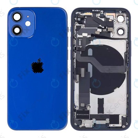 Apple iPhone 12 Mini - Zadný Housing s Malými Dielmi (Blue)