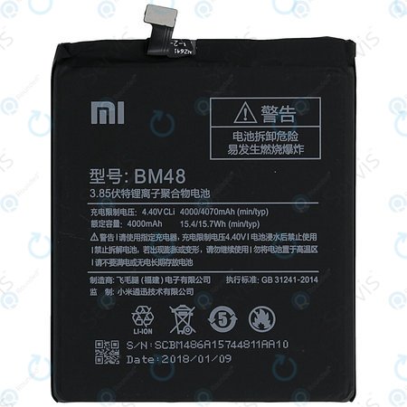 Xiaomi Mi Note 2 - Batéria BM48 4070mAh