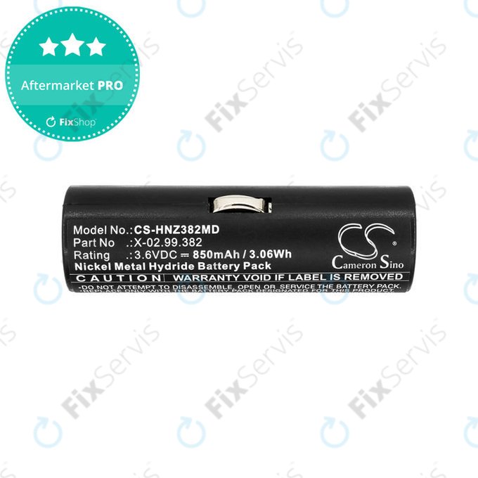 Batéria pre Heine Beta Handles, Heine Ophthalmoscope Beta 200, 850mAh, Ni-MH, 3.6V, X-02.99.382, BATT/110904-A1, HQ