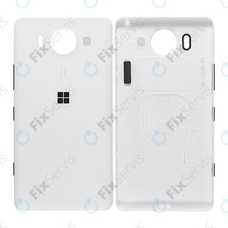 Microsoft Lumia 950, 950 LTE, 950 Dual SIM - Batériový Kryt (Biela) - 00814D8