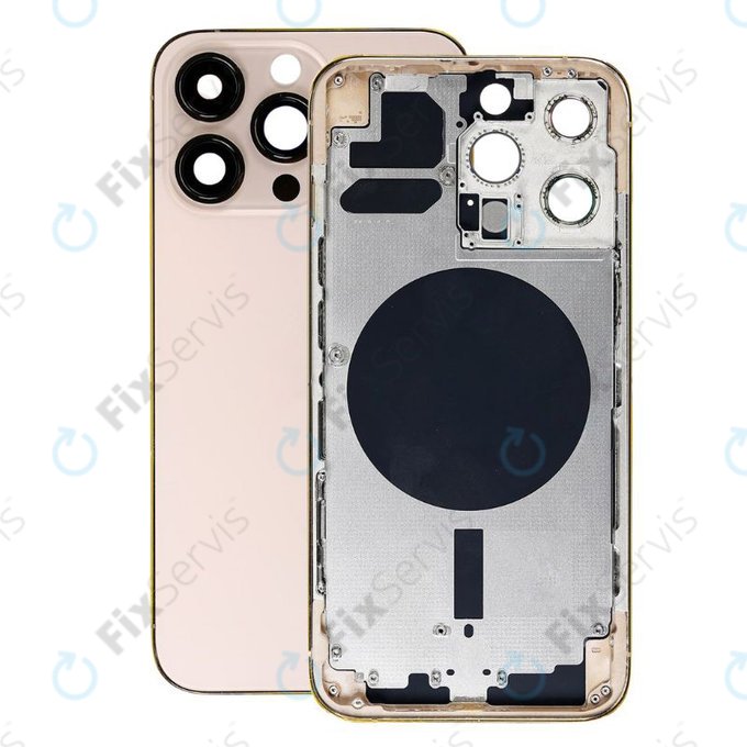 Apple iPhone 13 Pro - Zadný Housing (Gold)