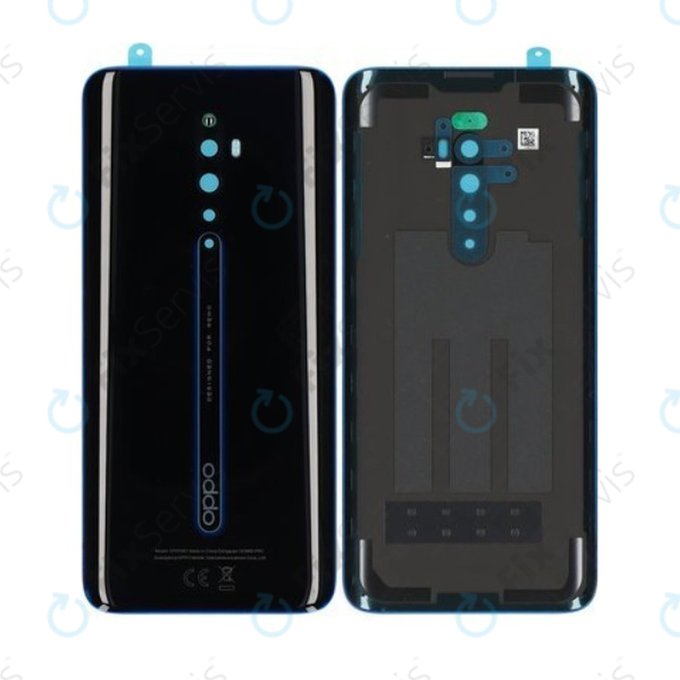 Oppo Reno 2 Z - Batériový Kryt (Black) - O-4721388 Genuine Service Pack