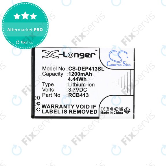 Batéria pre Doro Primo 406, 413, 414, 1200mAh, Li-Ion, 3.7 V, RCB413, HQ