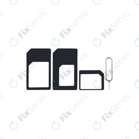 SIM Adaptér 3v1 (NanoSIM, MicroSIM, MiniSIM) + Otvárač SIM Slotu