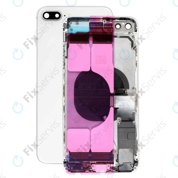 Apple iPhone 8 Plus - Zadný Housing s Malými Dielmi (Silver)