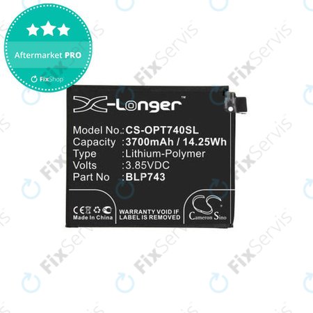 OnePlus 7T - Batéria BLP743 3700mAh HQ