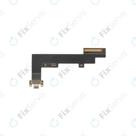 Apple iPad Air (4th Gen 2020) - Nabíjací Konektor + Flex Kábel 4G Verzia (Black)