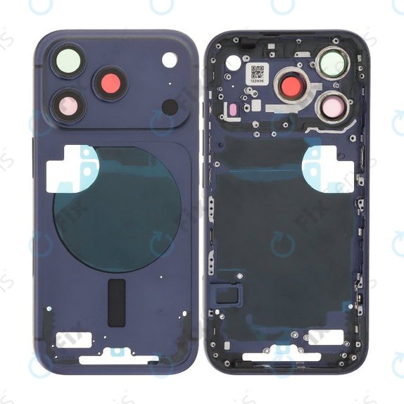 Zadný Housing pre iPhone 17 Pro Max, Dark Blue