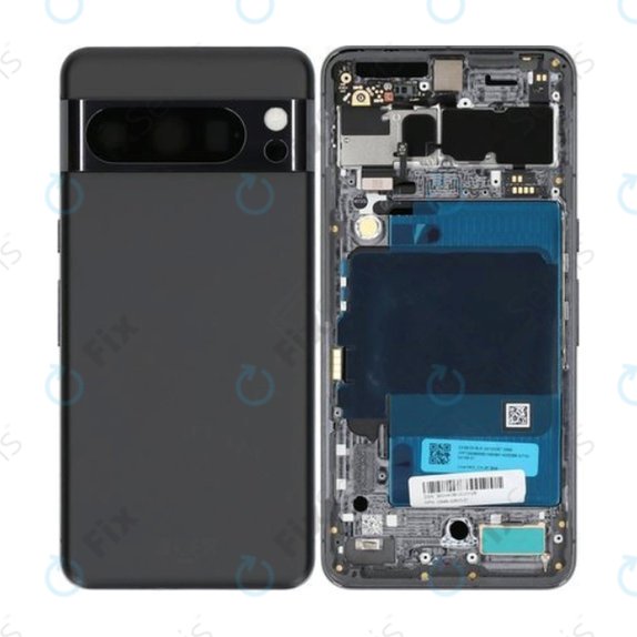 Google Pixel 8 Pro - Batériový Kryt Komplet (Obsidian)