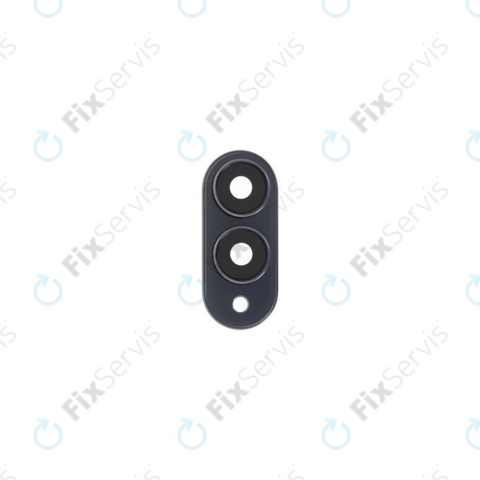 Samsung Galaxy S25 Edge - Sklíčko Zadnej Kamery + Rám (Titanium Jetblack)