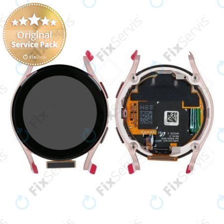 Samsung Galaxy Watch 5 40mm R900 - LCD Displej + Dotykové Sklo + Rám (Pink Gold) - GH82-30040D Genuine Service Pack