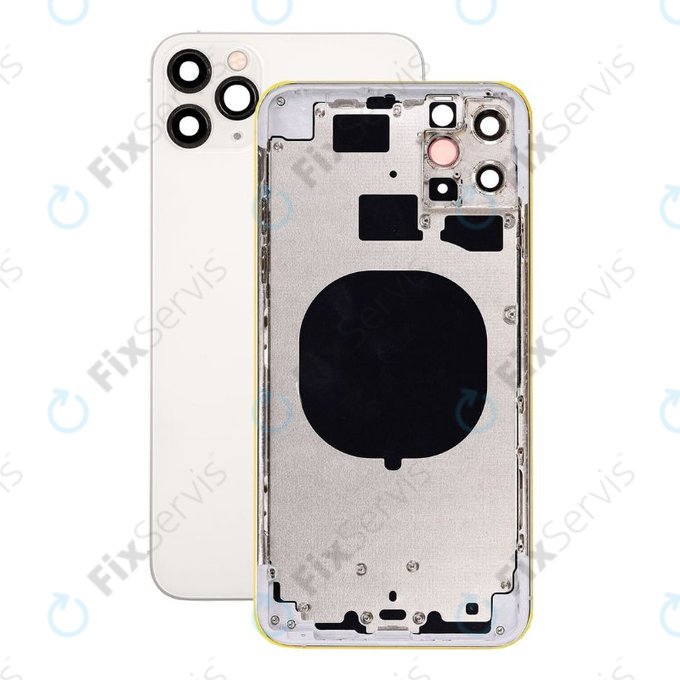 Apple iPhone 11 Pro Max - Zadný Housing (Silver)