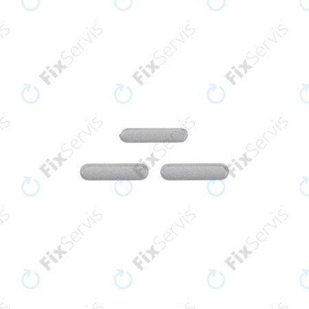 Apple iPad Air 2 - Bočné Tlačidlá (Silver)